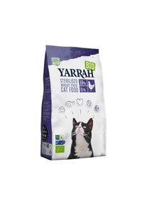 Yarrah Organic Adult Droogvoer voor gesteriliseerde katten Kip & Vis (MSC) 2 kg