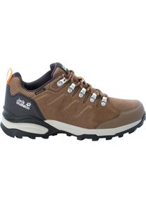 Jack Wolfskin, Damen, Wanderschuhe, Refugio Texapore Low W (42), Braun