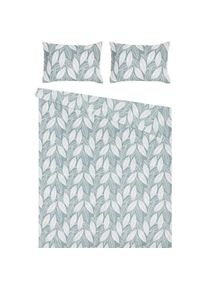 Domoletti, Bettwäsche, Bedding set, white/green, 160 x 200 cm (Bettwäsche Set, 160 x 200 cm)