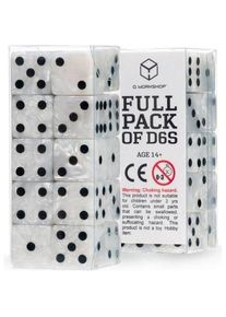 Q Workshop Würfel Set Full Pack D6 Pearl (20)