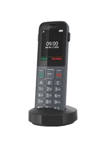 Gigaset COMFORT 600 SIM Featurephone 4G Dark Silver, Telefon, Silber, Schwarz, Grau