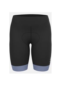 Odlo, Damen, Velohosen, Tights short ZEROWEIGHT (XL), Schwarz, Blau