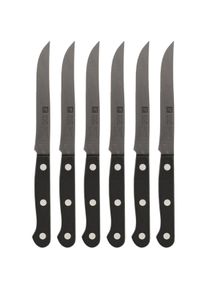 Zwilling Twin Gourmet steakmessenset 6 stuks, Besteck, Silber