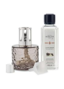 LAMPE BERGER Set strukturiertes Glas