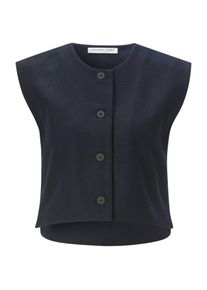 Christiane Strobel Damen-Wollweste Dunkelblau S