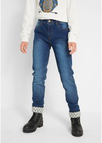 bonprix Thermo farmer l&aacute;nyoknak flanel b&eacute;l&eacute;ssel, k&eacute;k, 134