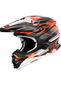 Shoei VFX-WR Sparkle, kask motocrossowy , kolor: Czarny/Pomarańczowy/Biały , rozmiar: M