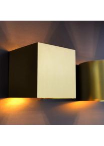 Lucide XIO Applique murale carr&eacute;e &agrave; 1 source lumineuse, G9, 09217/04/02,