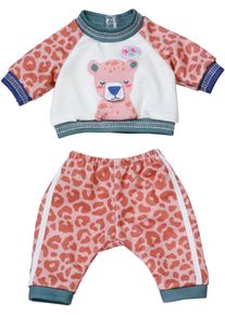Baby Born Puppenkleidung »Jogging Anzug Dschungel, 36 cm« mit Kleiderbügel in bunt
