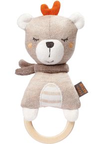 babyFEHN Fehn Greifling »fehnNATUR, Holz-Greifling Teddy« mit Holzring in braun