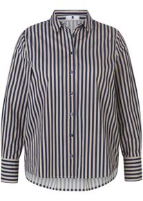 Anna Aura - Long-Bluse, blau, Gr. 46, Baumwolle