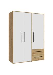 Ds Produkt, Dreht&uuml;renschrank &raquo;Mokkaris, OTTOs Choice, TOPSELLER! 3 oder 4 T&uuml;ren, zeitloses Design&laquo; B/H/T ca. 145x200x59cm oder 206x200x59cm, Artisan 