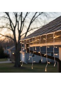 my home , LED-Lichterkette &raquo;Livva in 6, 12 und 24 m Kettenl&auml;nge, &laquo; 480 Stk.-flammig LED-Eisregen Lichterkette, warmwei&szlig;es Licht, Timer, + 3 m...