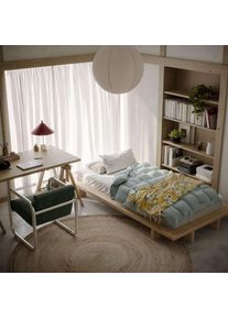 Karup Design, Bettgestell &raquo;JAPAN BED, FSC -zertifiziertem Massivholz Futonbett, excl. Matraze&laquo; Mit Lattenrost, Minimalistisches Japandi Design, 