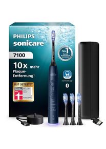 PHILIPS SONICARE, Elektrische Zahnb&uuml;rste &raquo;Series 7100 HX7423/08&laquo; 4 Stk. Aufsteckb&uuml;rsten mit visueller Andruckkontrolle, 4 Putzmodi und 3 