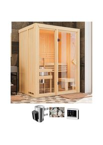Karibu, Sauna &raquo;Alani 1&laquo; Ofen 3, 6 kW externe Strg.easy, natur, Saunaofen, natur