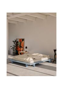 Karup Design, Bettgestell &raquo;JAPAN BED, FSC -zertifiziertem Massivholz Futonbett, excl. Matraze&laquo; Mit Lattenrost, Minimalistisches Japandi Design, 