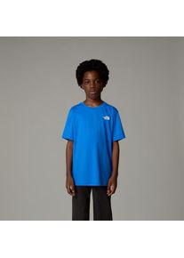The North Face, Unisex, T-Shirt &raquo;TEEN NEW 24/7 SS TEE&laquo; 1 tlg. sportlicher Stil, Kurzarm, schnell trocknendes Material, Logodrucke, hero blue, S (122/