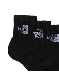 The North Face, Damen, Sportsocken &raquo;MULTI SPORT CUSH QUARTER SOCK 3P&laquo; Packung, 3 Stk. tlg. f&uuml;r Erwachsene, mit Logostickerei, mit Bel&uuml;ftungszonen, TNF