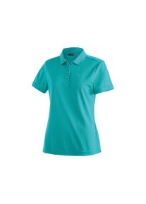 Maier Sports , Damen , Funktionsshirt &raquo;Ulrike&laquo; Damen Polo, pique Poloshirt, schnelltrocknendes Outdoor-Shirt , raucht&uuml;rkis , 36 , 36 , Funktionales...