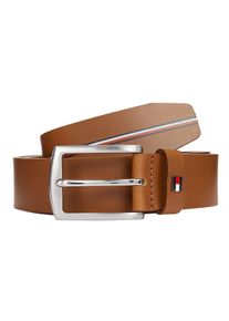 Big & Tall Sizes - Tommy Hilfiger - Leather belt with label stripes and enamel pin - 115