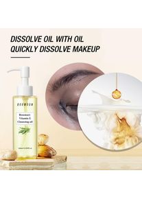 【Rosemary Makeup Cleansing Oil】120ml by BOOMOON, Gently Dissolves All Makeup & Cosmetics, Natural Plant-Based Cleansing Formula