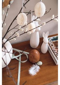 Soprammobile uova di Pasqua simil legno (set 3 pezzi), Beige, Taglia Onesize, bonprix