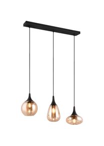 Trio, Pendelleuchte, Lumina - H&auml;ngende Lampe - Schwarze Matte - exkl. (E14)