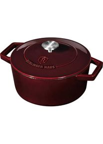 BerlingerHaus ENAMELED CAST IRON POT 24cm BH-6497, Pfanne + Kochtopf, Braun