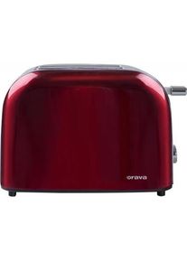 Orava Crispo rot / Toaster / 750-900 W / 2 Schlitze / 6 Br&auml;unungsgrade, Toaster, Rot
