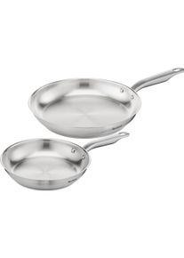 Tefal Virtuoso Pfannenset 24 / 28 cm, unversiegelt, Pfanne + Kochtopf, Silber