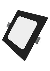 Luxula, Wandleuchte + Deckenleuchte, LED Einbau Downlighteckig, schwarz, 24W, IP44, 2400lm, CCT (2400 lm)