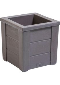Step2, Blumentopf, Lakewood Pflanzk&uuml;bel - Dunkel Zeder (40 cm)