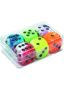 Weible W&uuml;rfel Flashy (assortiert) 6 St&uuml;ck