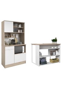 Parisot Buffet de cuisine et table bar SOCOOL 1