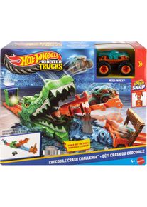 Mattel Hot Wheels Monster Trucks Krokodil Crash Challenge
