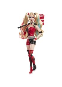 Barbie Signature Harley Quinn Sammlerpuppe mit beweglichem K&ouml;rper, ikonischem Outfit und Schl&auml;gel