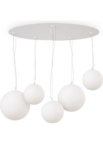 Maytoni, Pendelleuchte, Basic form Pendelleuchte, H&auml;ngeleuchte 5x E27 Weiss, matt (E27)