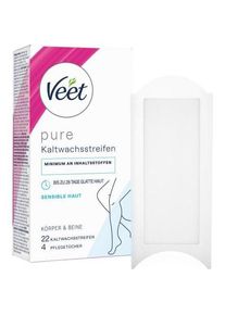 Veet, Wachs + Enthaarungscreme, pure Kaltwachsstreifen 22 St.