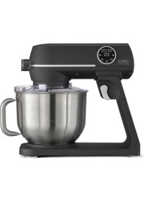 CASO GERMANY Caso Design K&uuml;chenmaschine KM1800 Black E, Edelstahlsch&uuml;ssel 6 Liter, 1800 W, K&uuml;chenmaschine, Schwarz