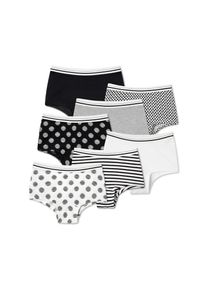 Tchibo - 7 M&auml;dchen-Pantys - M&auml;dchen - Gr. 134/140 - schwarz/gepunktet