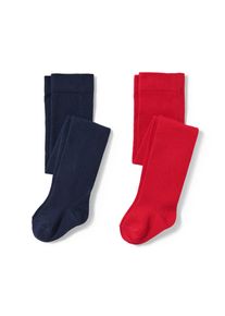 Tchibo - 2 Kinder-Strumpfhosen - Unisex - Gr. 122/128 - dunkelblau