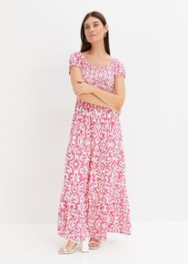 Maxikleid aus Viskose-Mix, pink, Gr&ouml;&szlig;e 44/46 (L), Viskose, bonprix