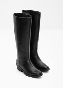 Stiefel mit hohem Schaft, schwarz, Gr&ouml;&szlig;e 39, bonprix