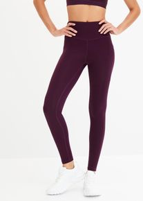 Komfort-Sport-Leggings mit Handytasche schnelltrocknend, lila, Gr&ouml;&szlig;e 44/46 (L), bonprix