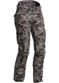 Lindstrands Zion Camo, pantalon en textile imperm&eacute;able , couleur: Noir/Gris Fonc&eacute;/Gris , taille: 54