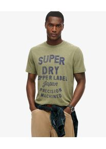 Superdry Herren Copper Label Workwear T-shirt Gr&uuml;n - Gr&ouml;&szlig;e: M