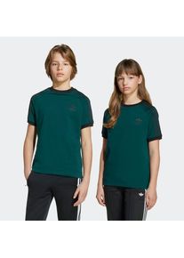 adidas originals, Damen, T-Shirt &raquo;3 STRIPE TEE&laquo; sportlicher Stil, mit kurzen &Auml;rmeln, f&uuml;r Kinder, aus Baumwolle, Aurora Ivy, 128, Aurora Ivy, Drei 