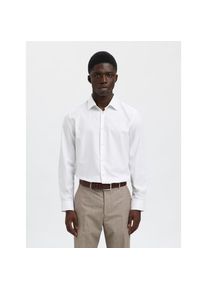 Selected, Herren, Langarmhemd &raquo;SLHSLIMCLARK SHIRT LS NOOS&laquo;, Bright White, N-Gr, M -N-Gr, Bright White, Cooles Hemd von Selected Homme