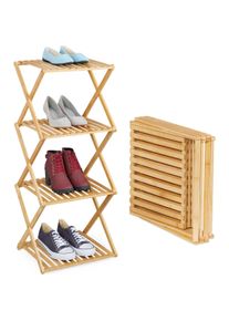 Relaxdays, Schuhschrank, Schuhregal (40 x 34 x 86 cm)